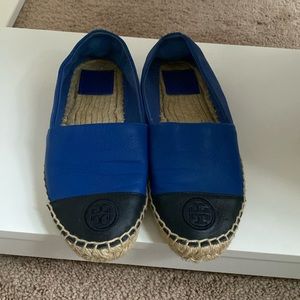 Tory Burch Blue Espadrilles
